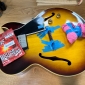 ひさびさの弦交換(ES-175)
